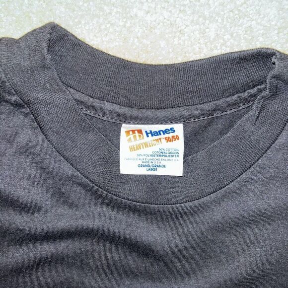 Vintage Don’t Hassle Me I’m Your Mother Graphic T Shirt Men’s Size Large Hanes - Picture 2 of 5